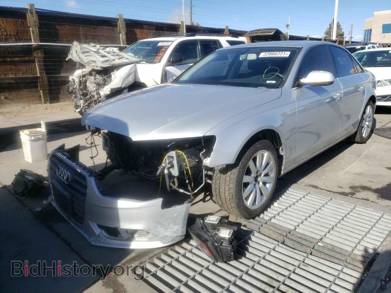 2013 AUDI A4 - VIN: WAUBFAFL8DN044171 - Фото 2