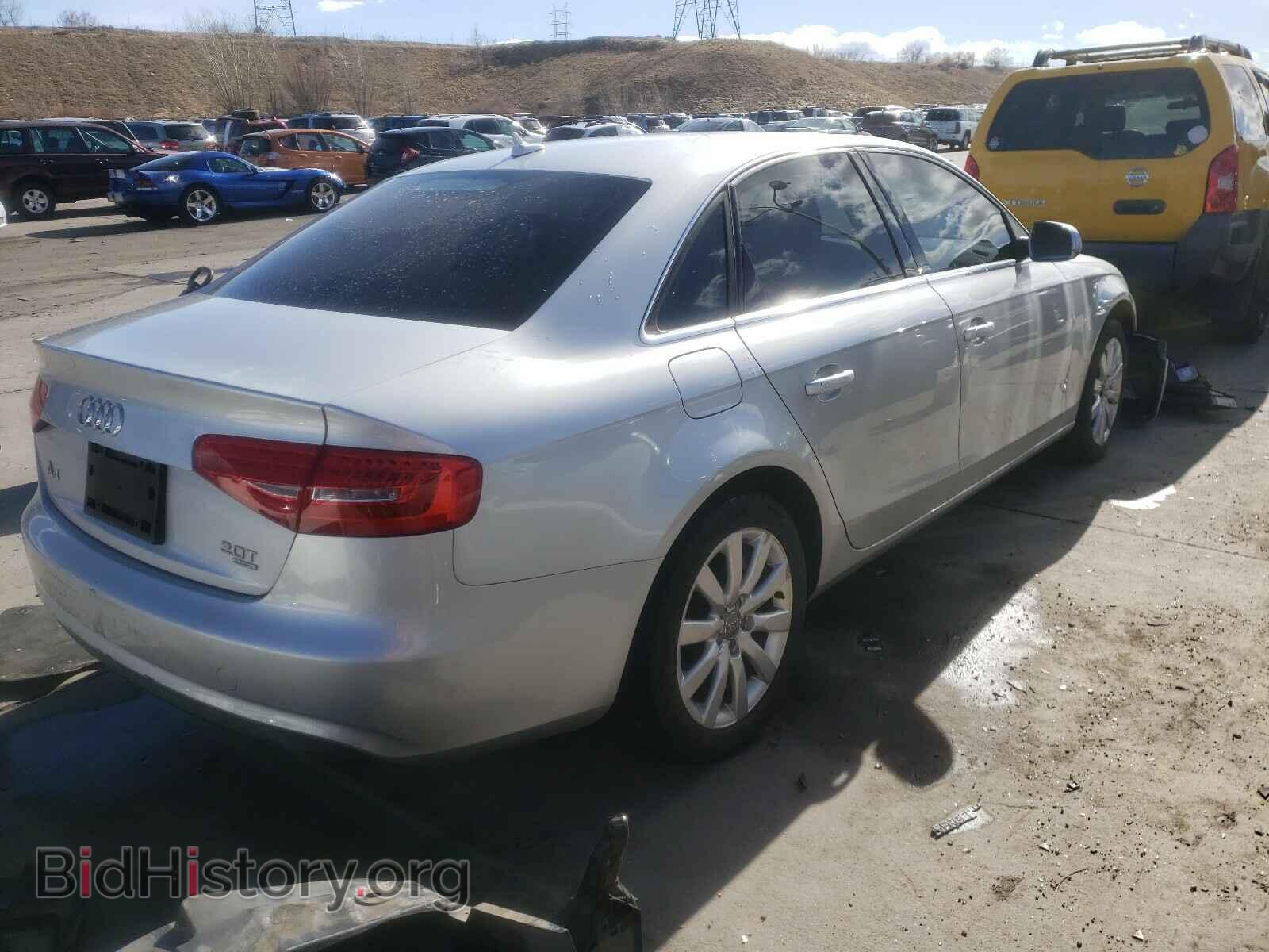 2013 AUDI A4 - VIN: WAUBFAFL8DN044171 - Фото 4