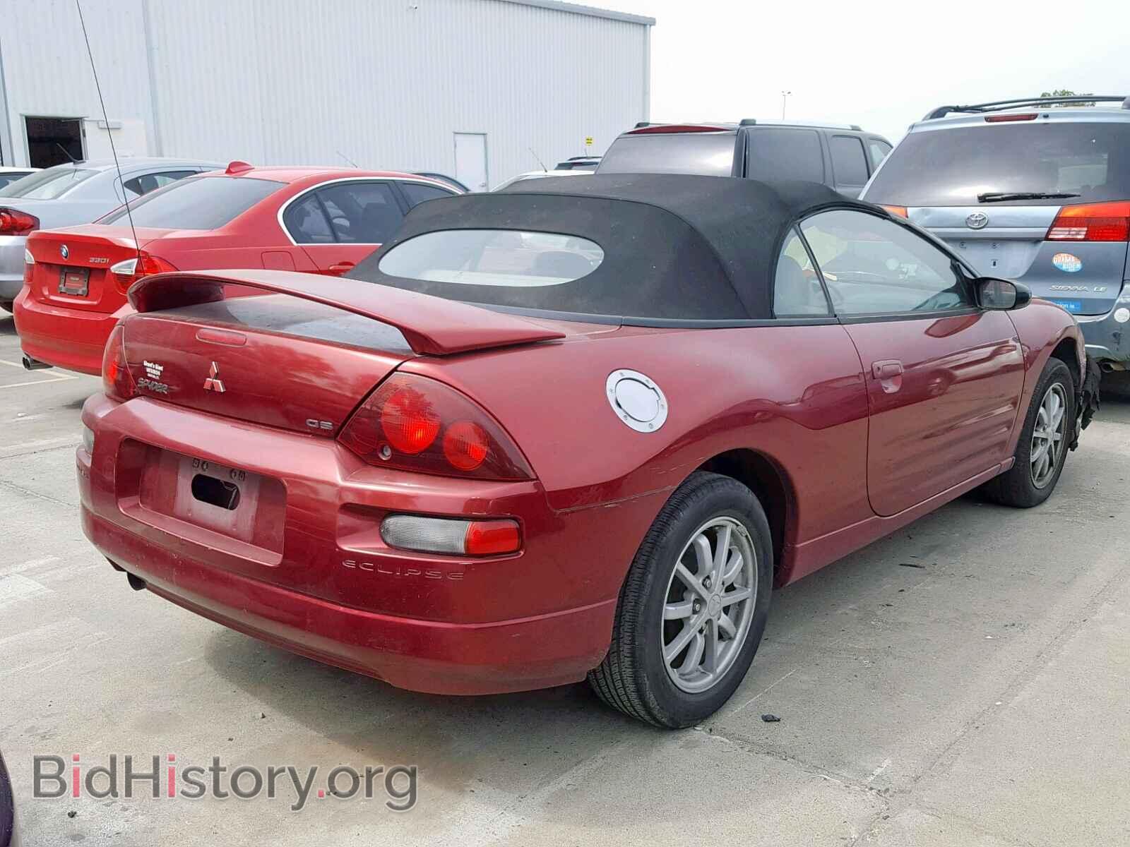 2001 MITSUBISHI ECLIPSE - VIN: 4A3AE45G81E214903 - Фото 4