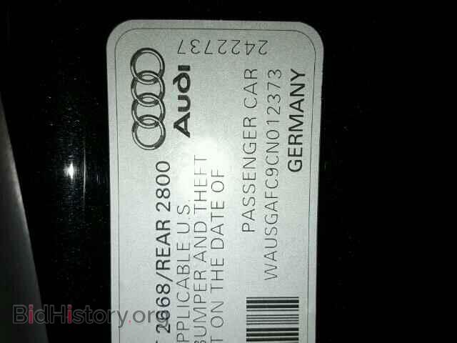 2012 AUDI A7 - VIN: WAUSGAFC9CN012373 - Фото 10