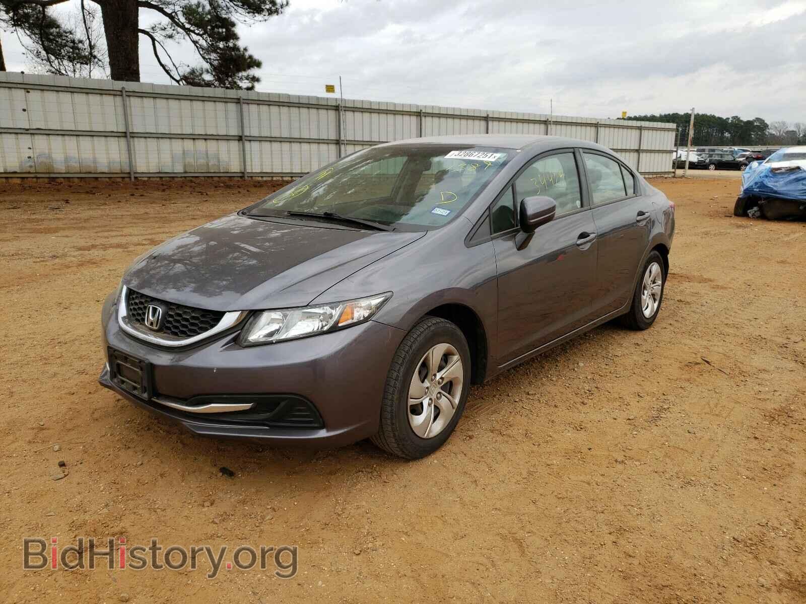 2014 HONDA CIVIC - VIN: 2HGFB2F51EH531389 - Фото 2