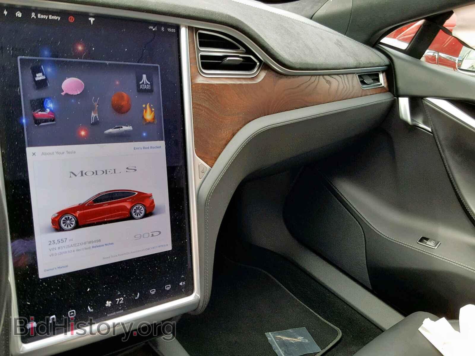 2017 TESLA MODEL S - VIN: 5YJSA1E2XHF189498 - Photo 9