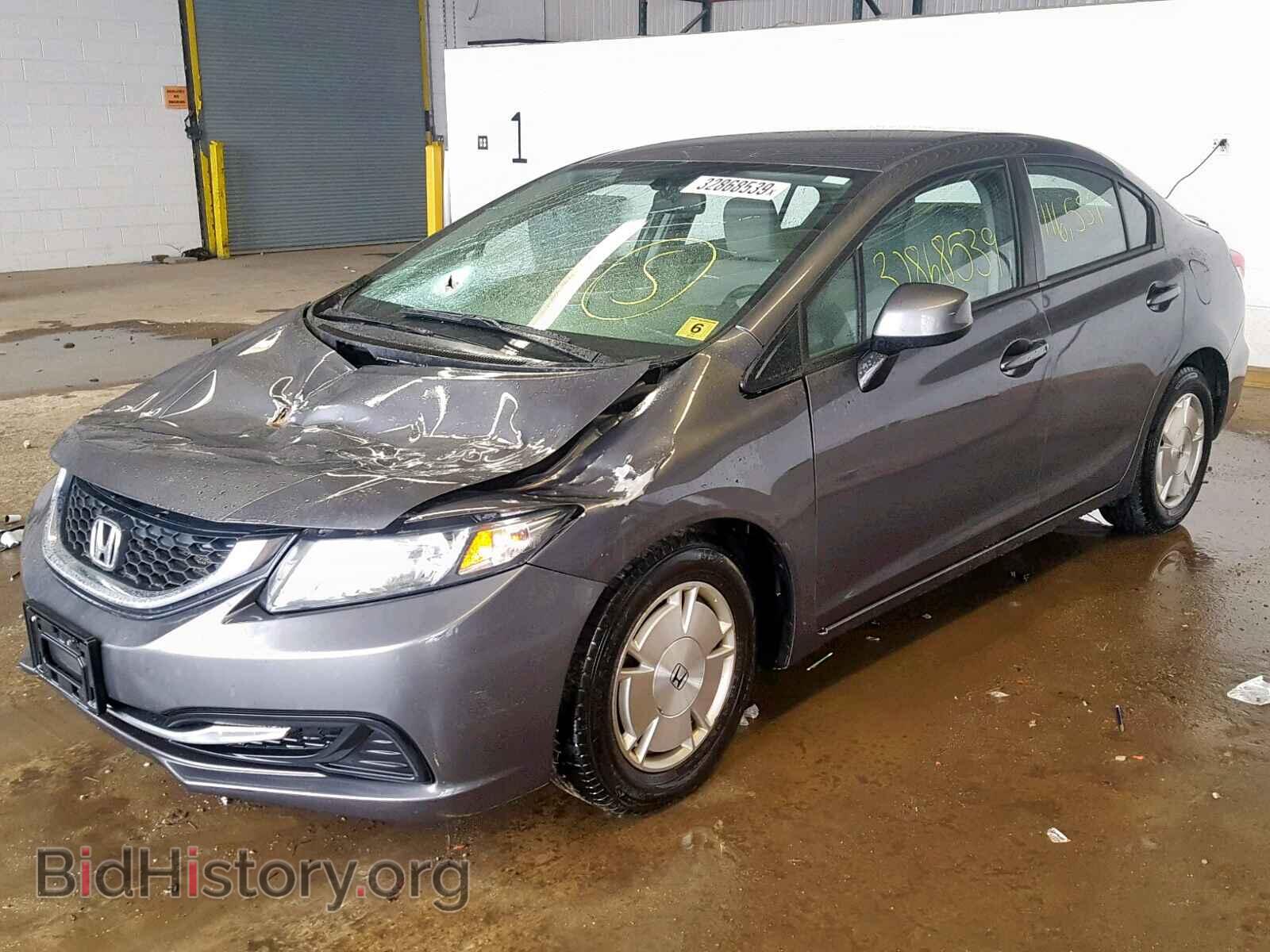 2013 HONDA CIVIC - VIN: 2HGFB2F69DH529090 - Фото 2