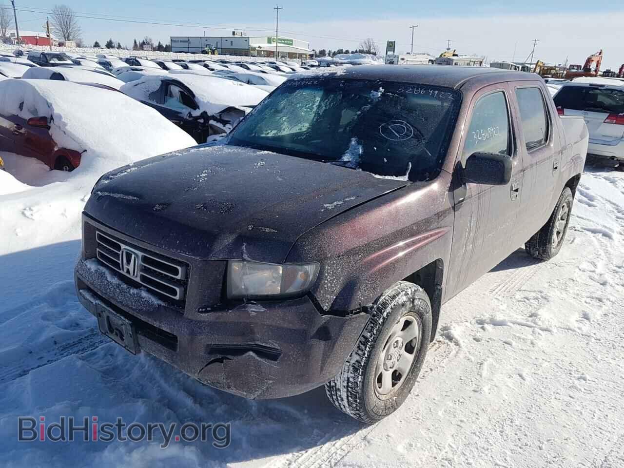 2007 HONDA RIDGELINE - VIN: 2HJYK16467H005184 - Фото 2