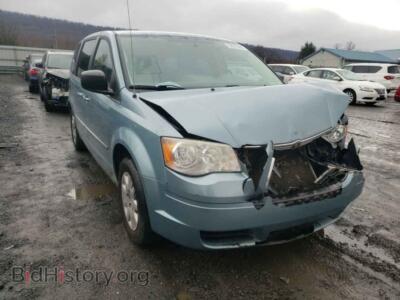 2010 Chrysler MINIVAN Town & COU, синий — VIN 2A4RR4DE0AR208830, Copart