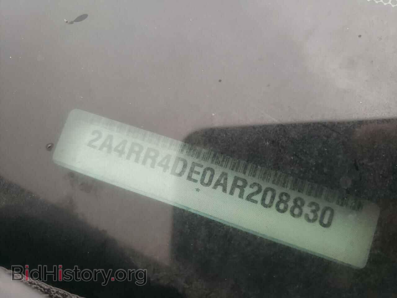 2010 CHRYSLER MINIVAN - VIN: 2A4RR4DE0AR208830 - Фото 10