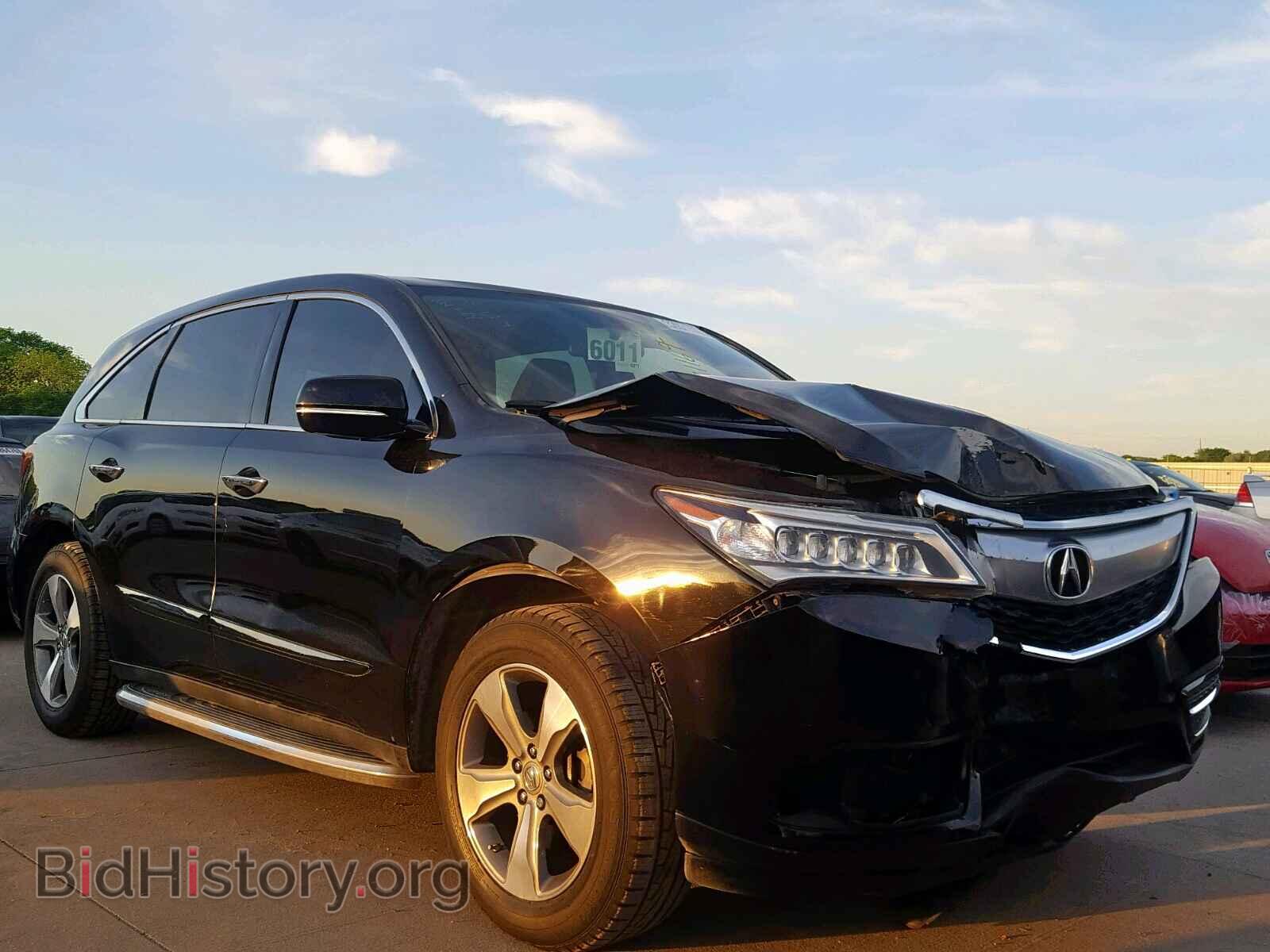 Фотография 5FRYD3H23EB008387 - ACURA MDX 2014