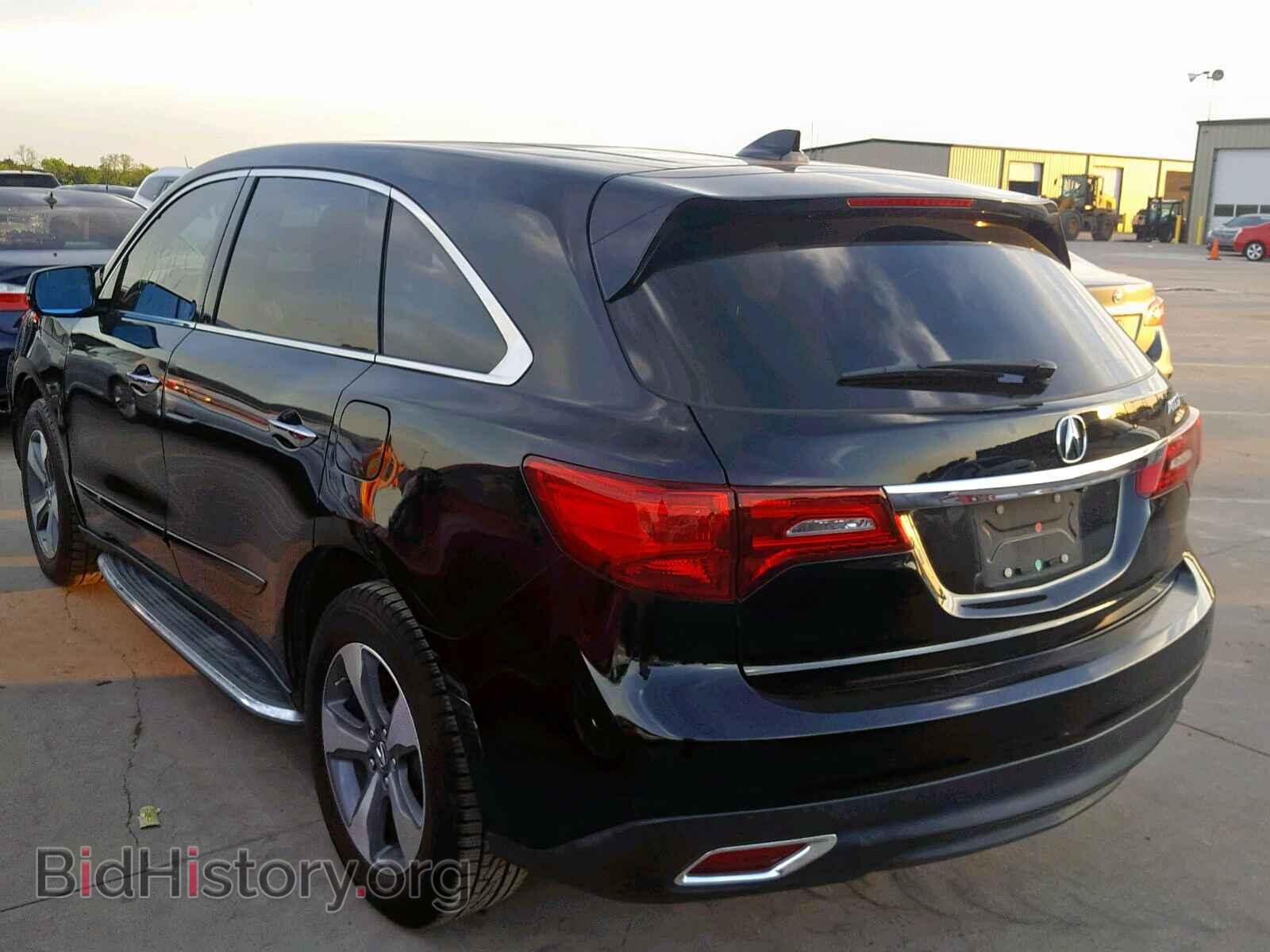2014 ACURA MDX - VIN: 5FRYD3H23EB008387 - Фото 3