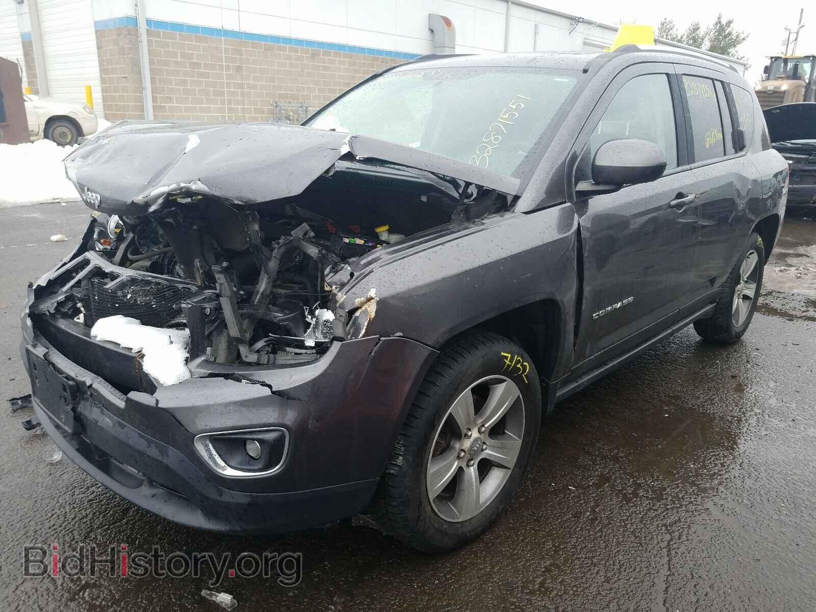 2016 JEEP COMPASS - VIN: 1C4NJDEB1GD725727 - Фото 2