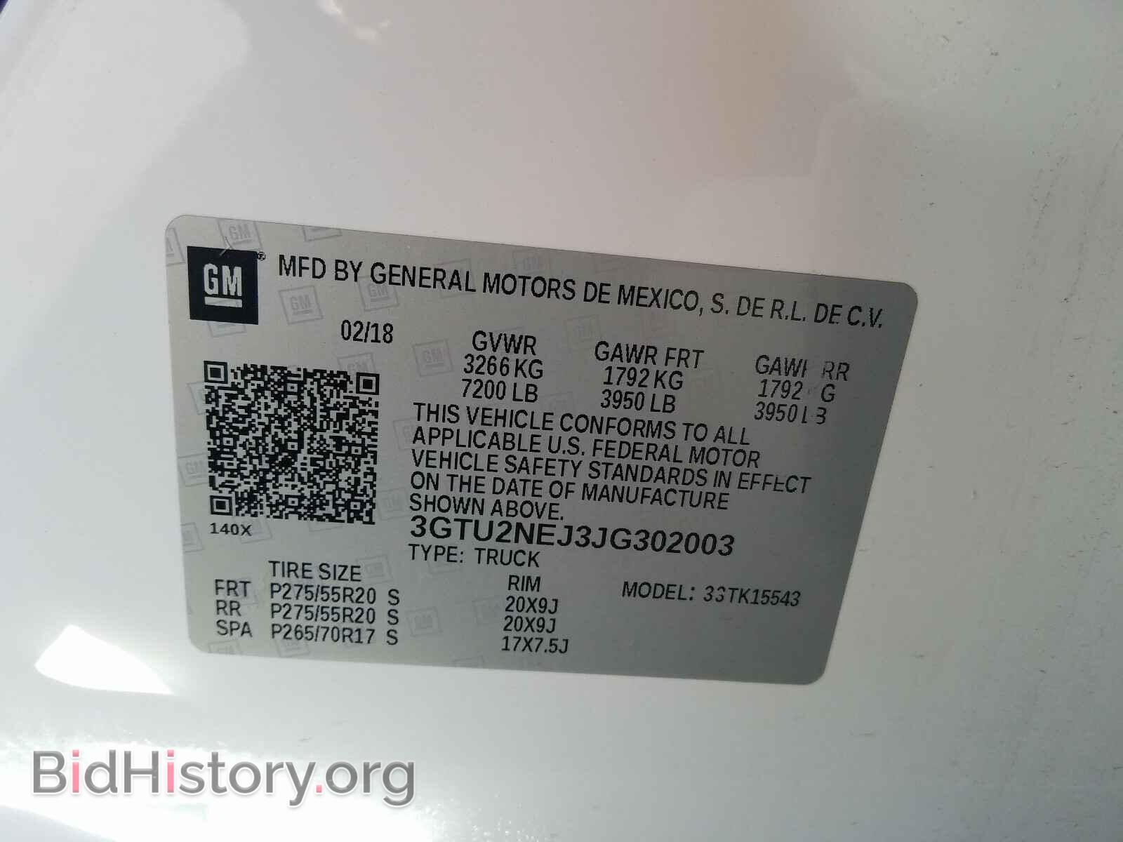 2018 GMC SIERRA - VIN: 3GTU2NEJ3JG302003 - Фото 10