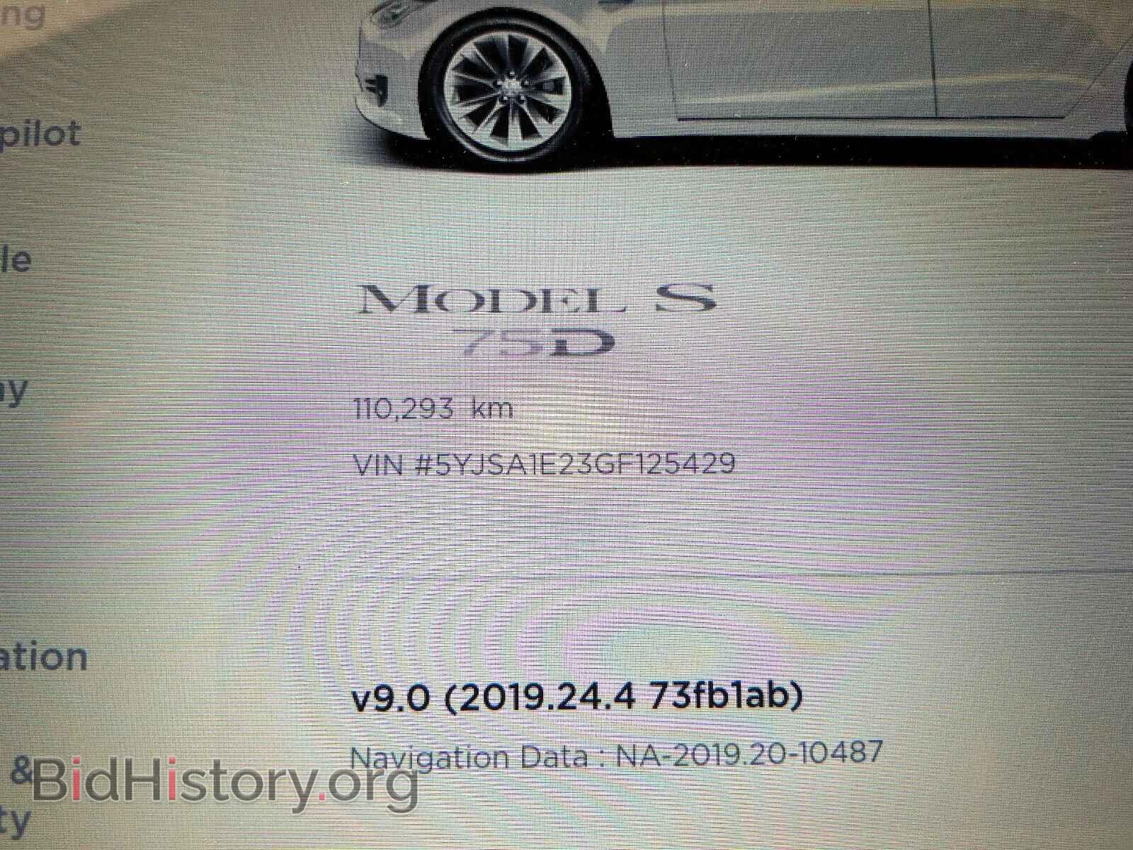 2016 TESLA MODEL S - VIN: 5YJSA1E23GF125429 - Photo 8