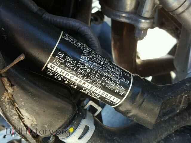 2014 HONDA CB CYCLE - VIN: MLHPC4661E5100611 - Фото 10