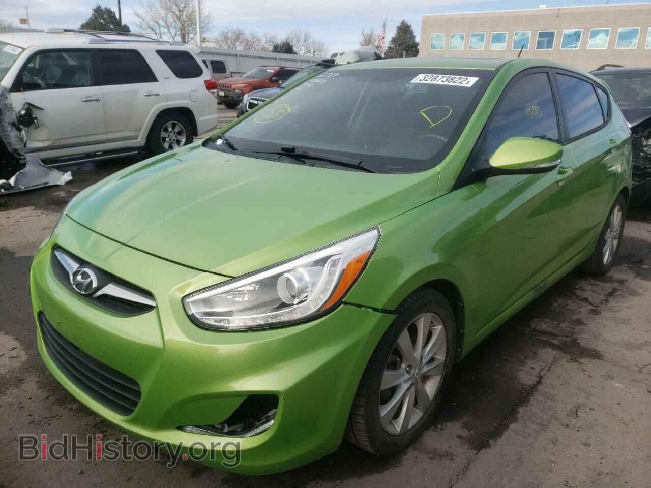 2014 HYUNDAI ACCENT - VIN: KMHCU5AE8EU161586 - Фото 2
