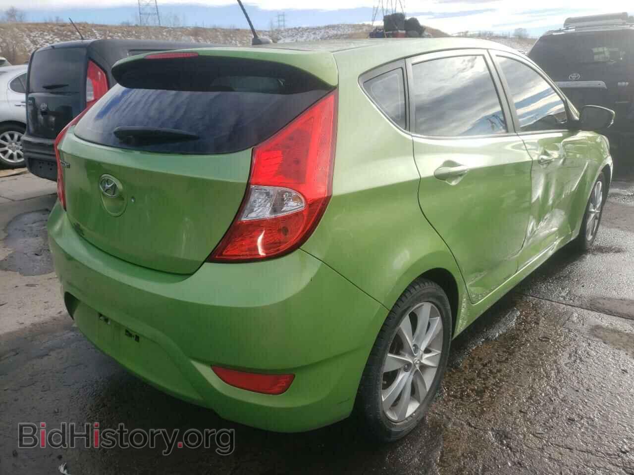 2014 HYUNDAI ACCENT - VIN: KMHCU5AE8EU161586 - Фото 4