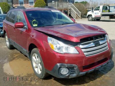 2014 Subaru OUTBACK 2., красный — VIN 4S4BRBCC1E3204534, Copart