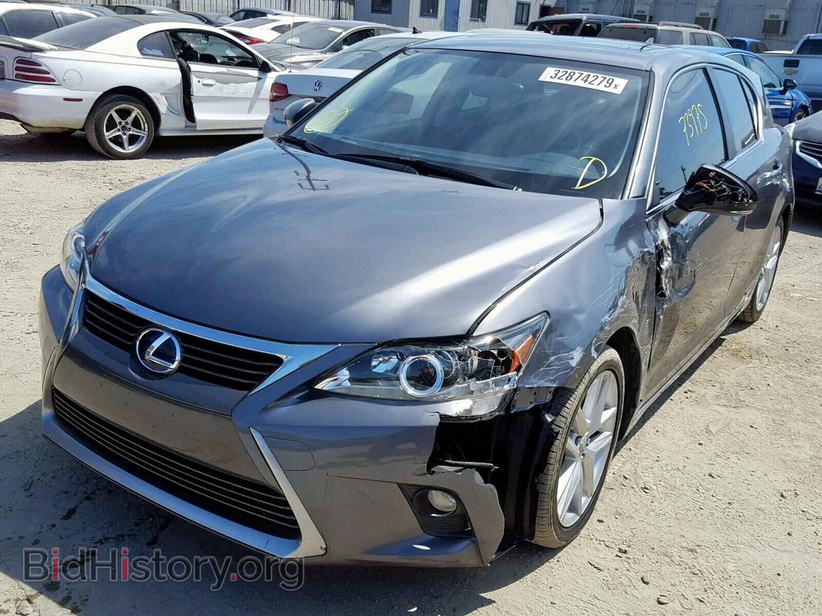 2014 LEXUS CT 200 - VIN: JTHKD5BH3E2191033 - Фото 2