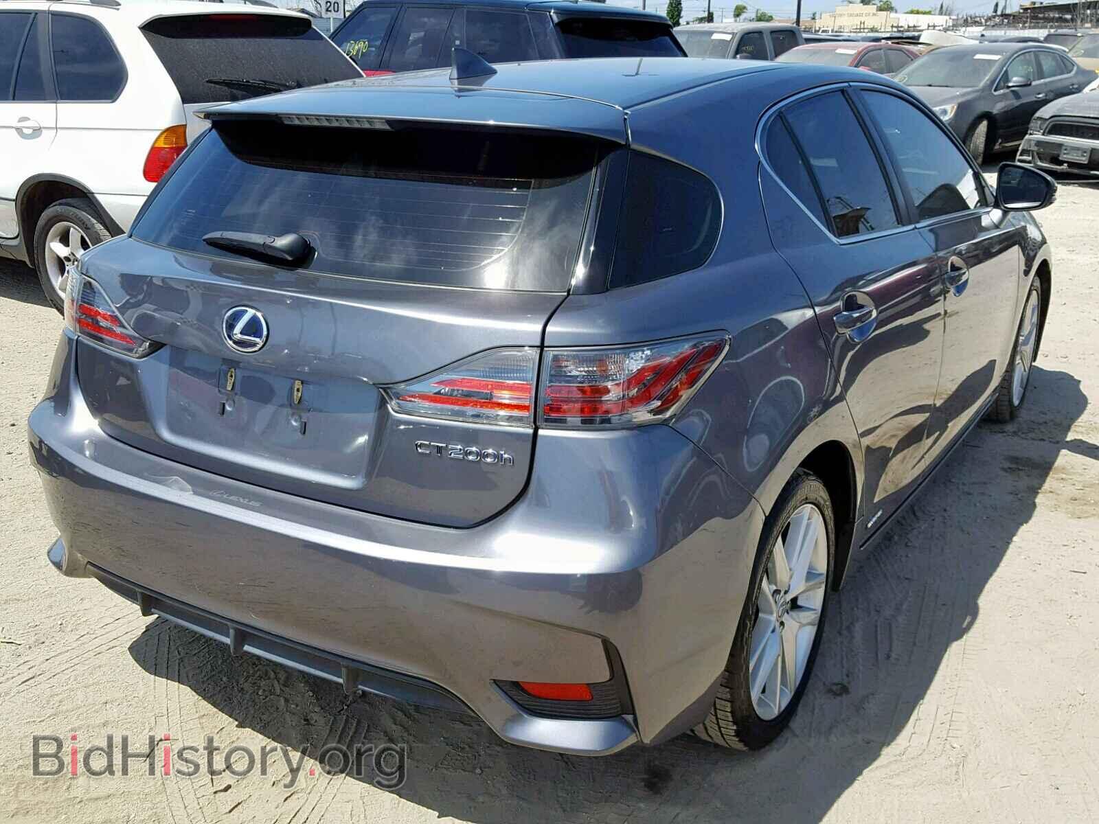 2014 LEXUS CT 200 - VIN: JTHKD5BH3E2191033 - Фото 4
