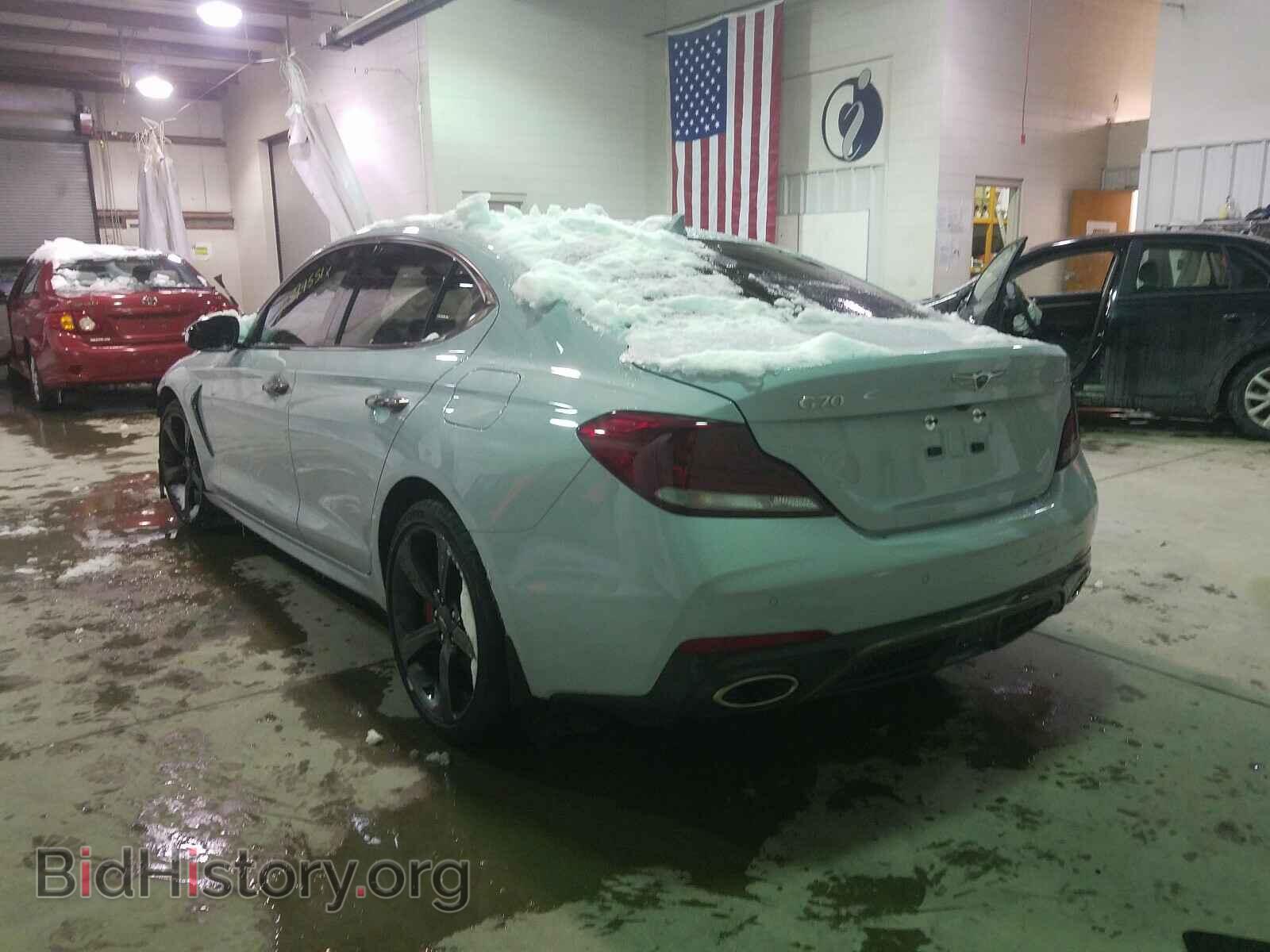 2021 GENESIS G70 - VIN: KMTG34LE6MU072065 - Фото 3