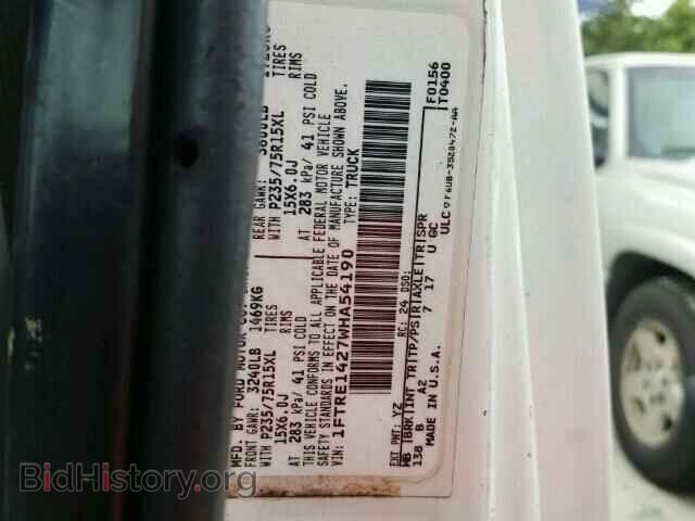 1998 FORD ECONOLINE - VIN: 1FTRE1427WHA54190 - Фото 10