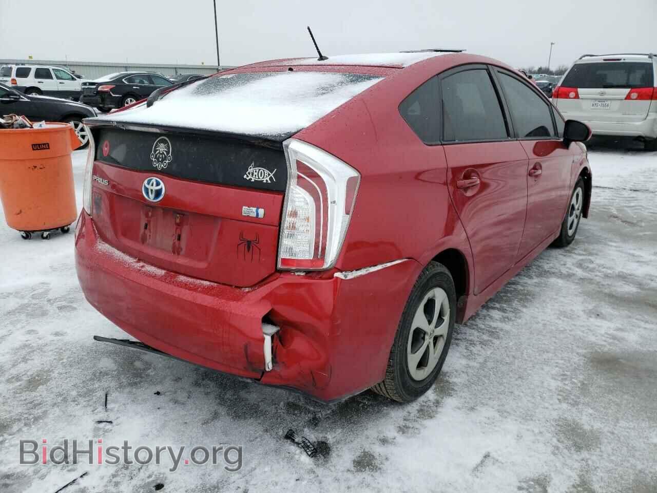 2014 TOYOTA PRIUS - VIN: JTDKN3DU2E0376568 - Фото 4