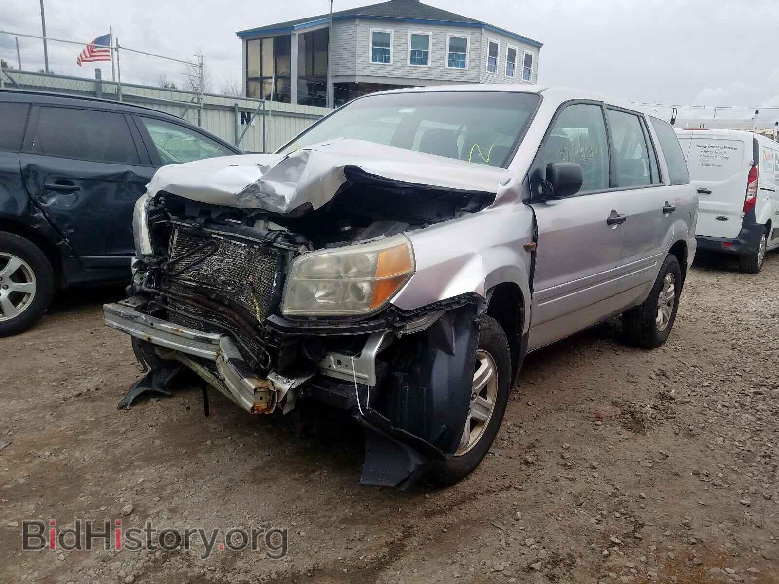 2006 HONDA PILOT - VIN: 2HKYF18106H515399 - Фото 2