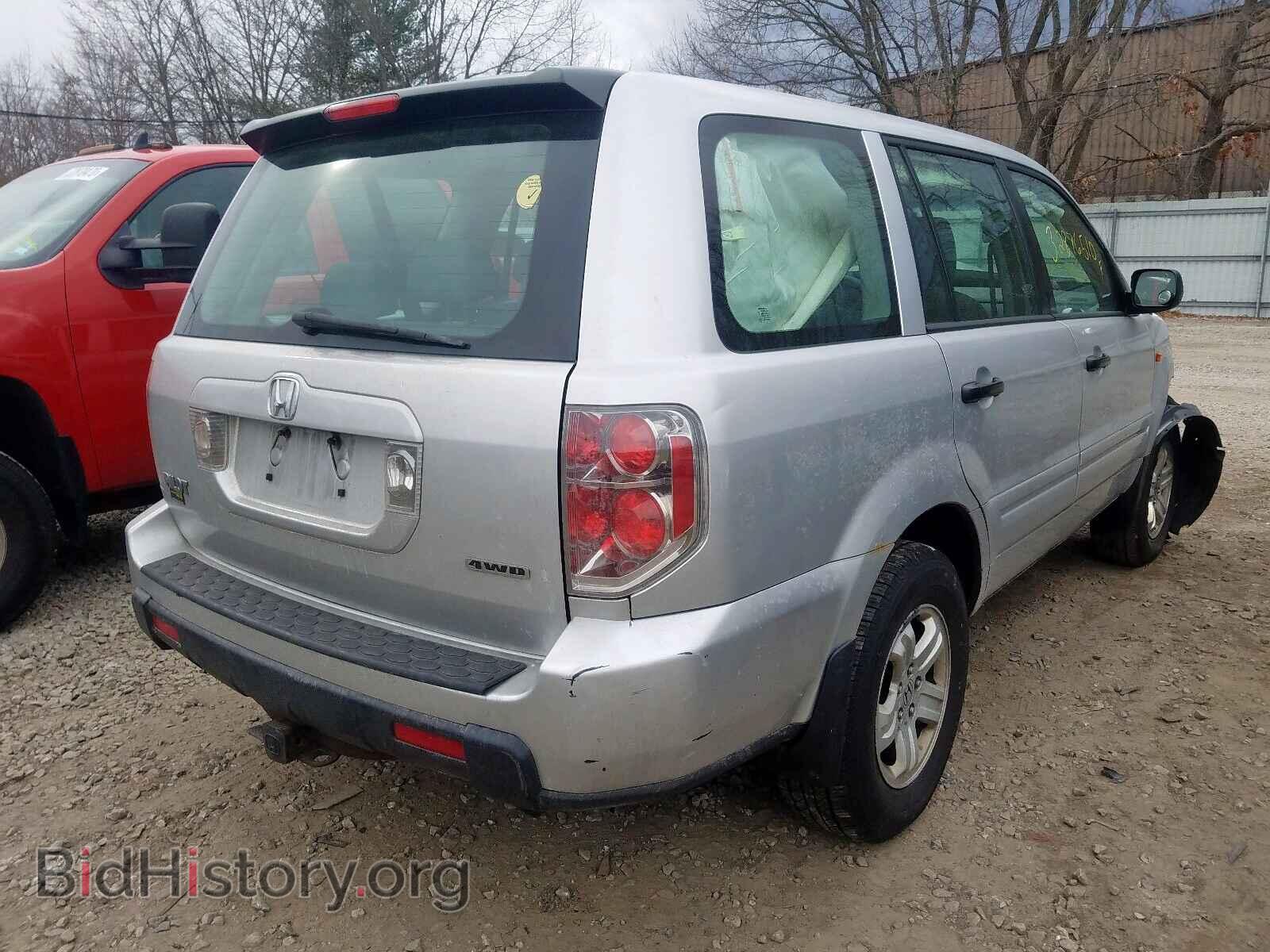 2006 HONDA PILOT - VIN: 2HKYF18106H515399 - Фото 4