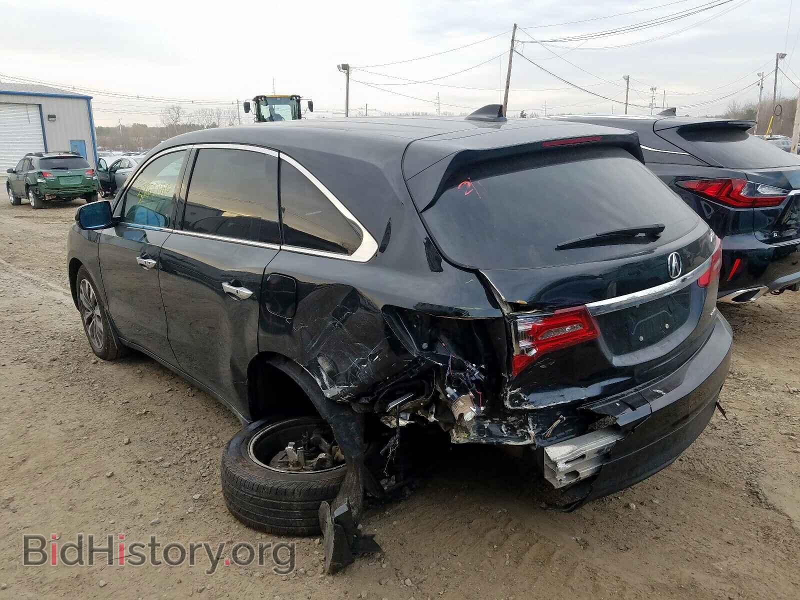 2016 ACURA MDX - VIN: 5FRYD4H4XGB036309 - Фото 3