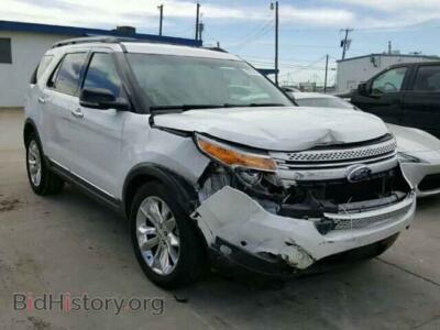 2013 Ford EXPLORER Explorer X, white — VIN 1FM5K7D82DGA79267, Copart