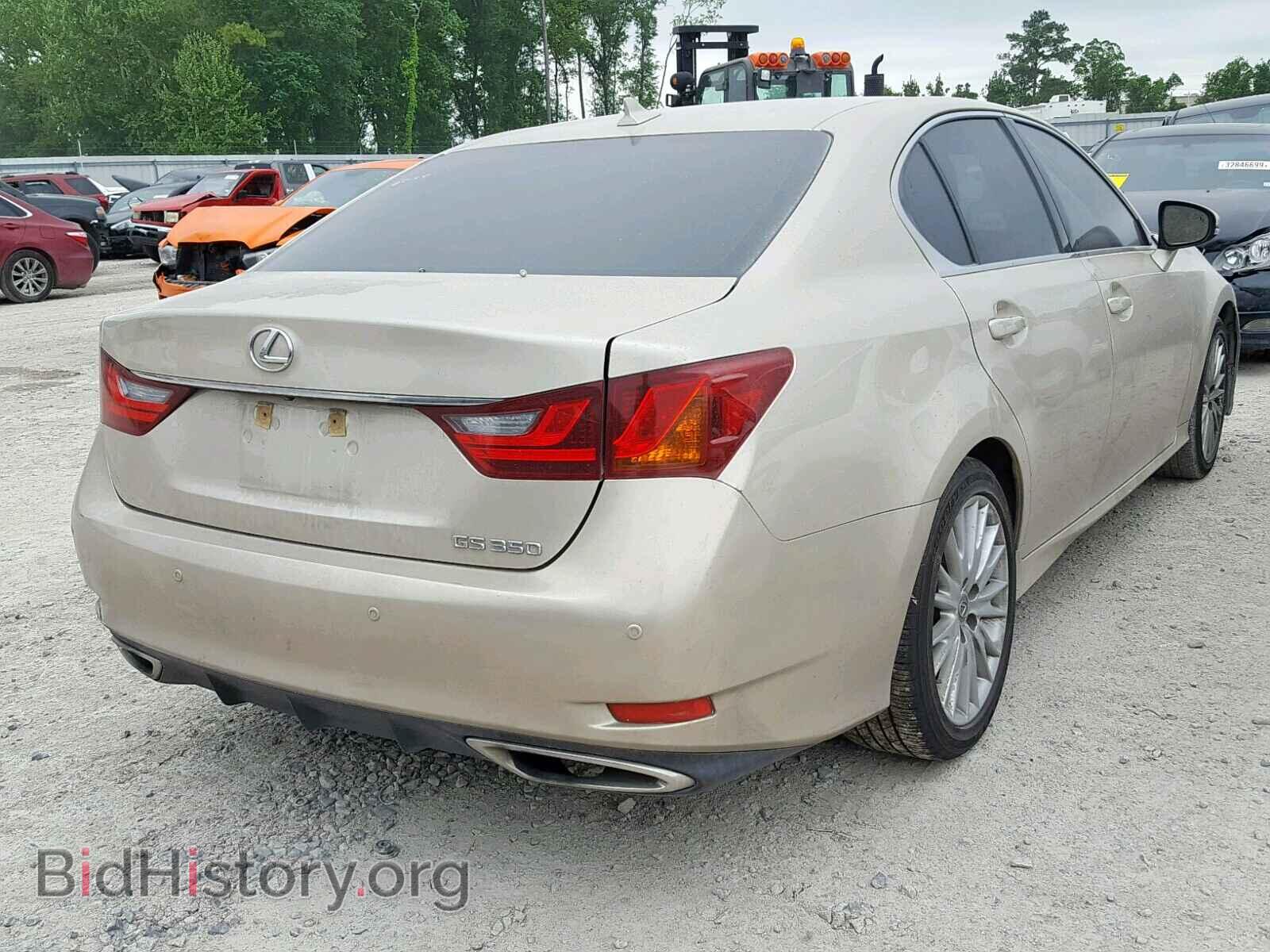2013 LEXUS GS350 - VIN: JTHBE1BL0D5003222 - Фото 4