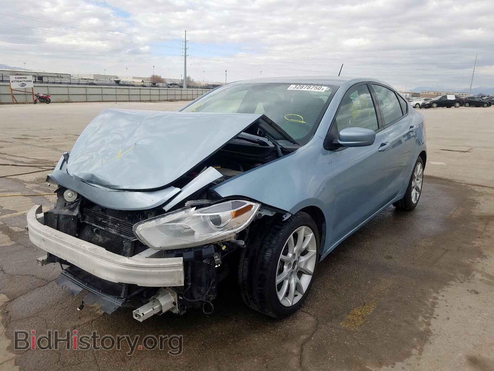 2013 DODGE DART - VIN: 1C3CDFBA3DD284186 - Фото 2