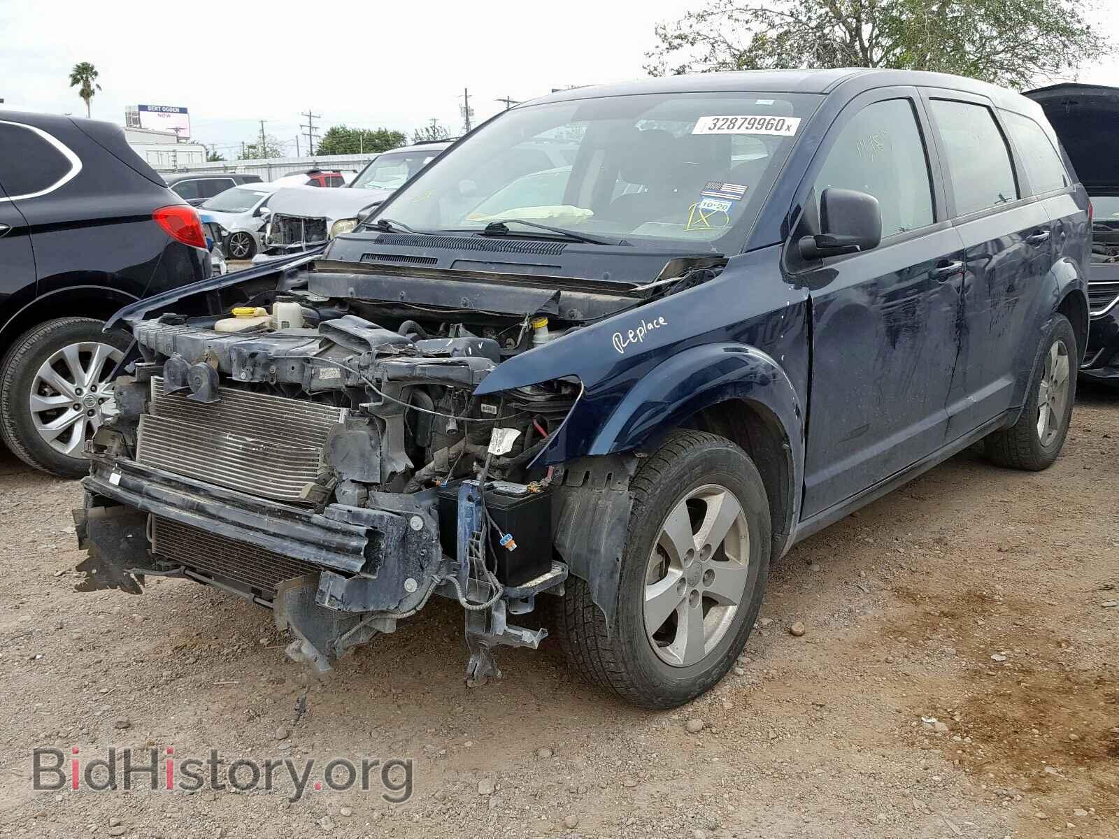 2013 DODGE JOURNEY - VIN: 3C4PDCAB1DT657015 - Фото 2