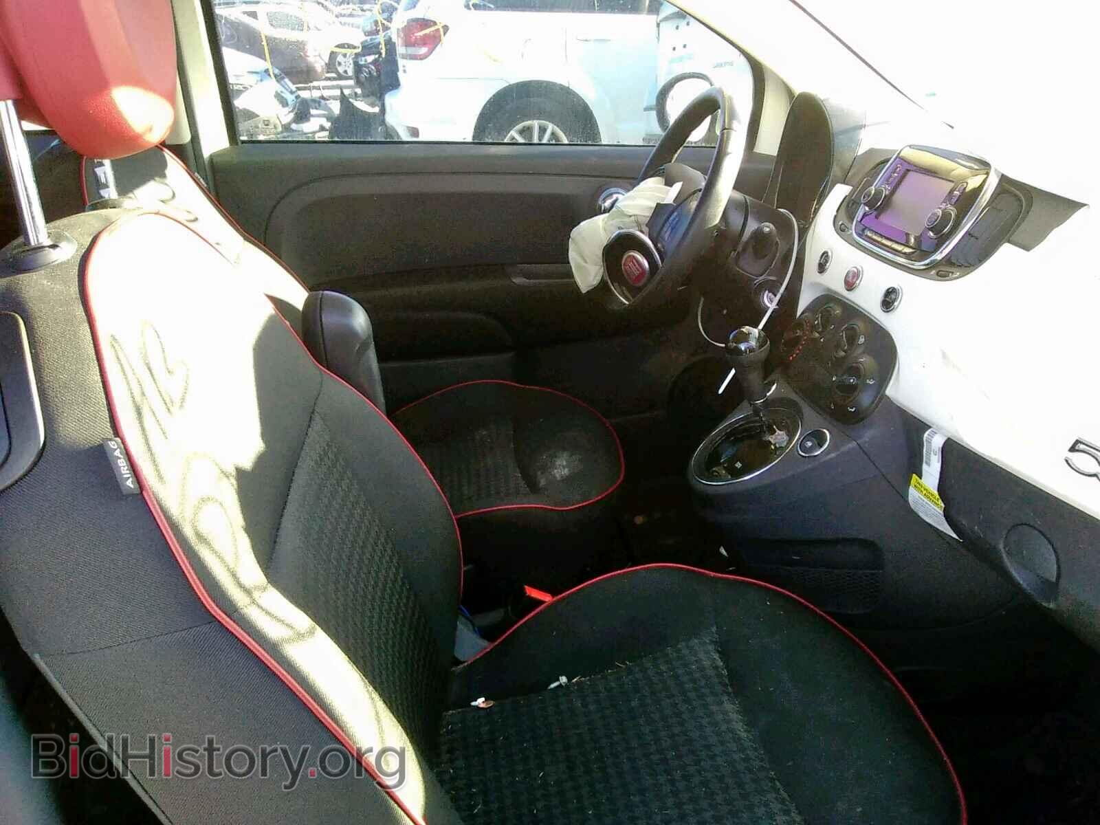 2017 FIAT 500 - VIN: 3C3CFFKR5HT549349 - Фото 5