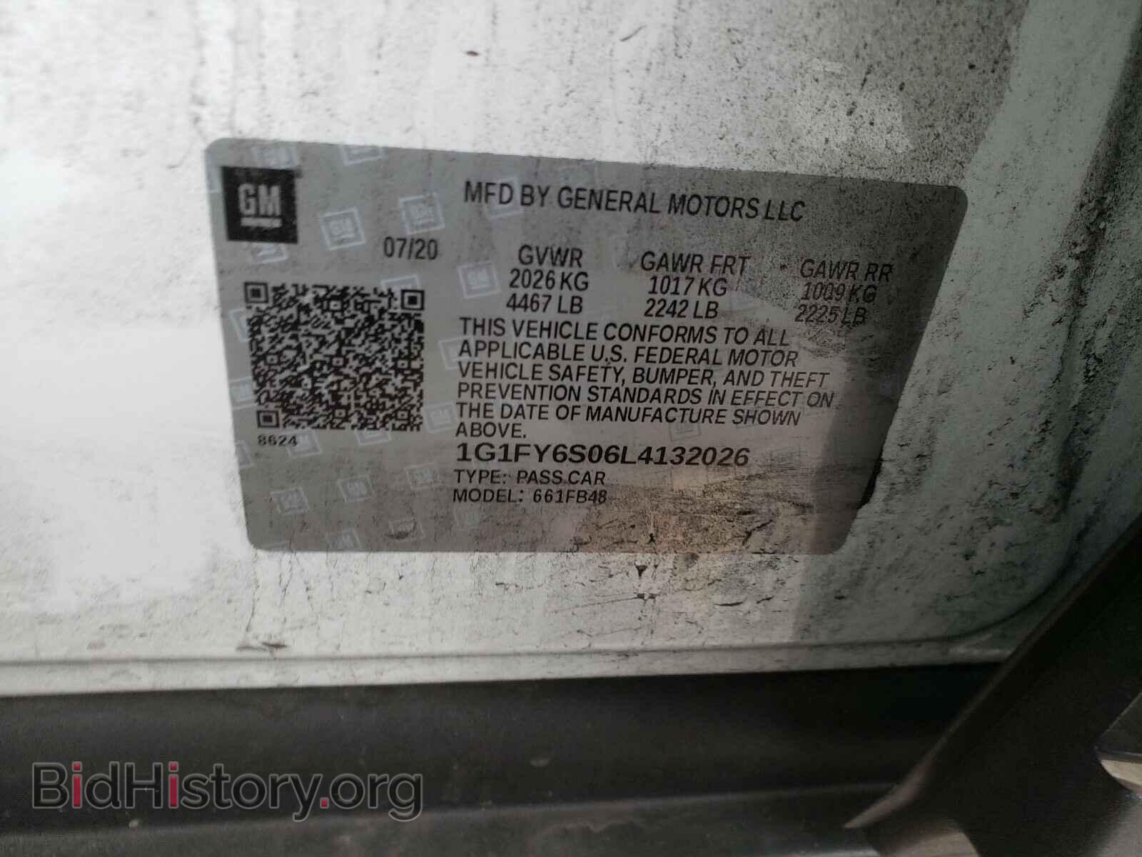 2020 CHEVROLET BOLT - VIN: 1G1FY6S06L4132026 - Фото 10