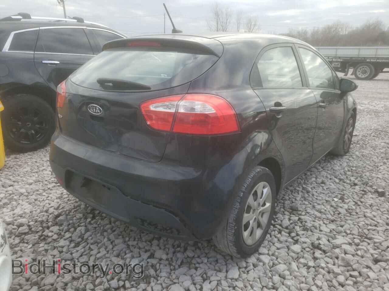 2012 KIA RIO - VIN: KNADM5A34C6017393 - Фото 4