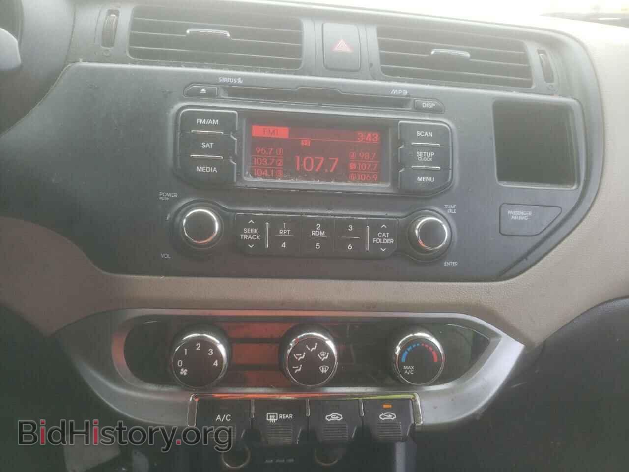2012 KIA RIO - VIN: KNADM5A34C6017393 - Фото 9