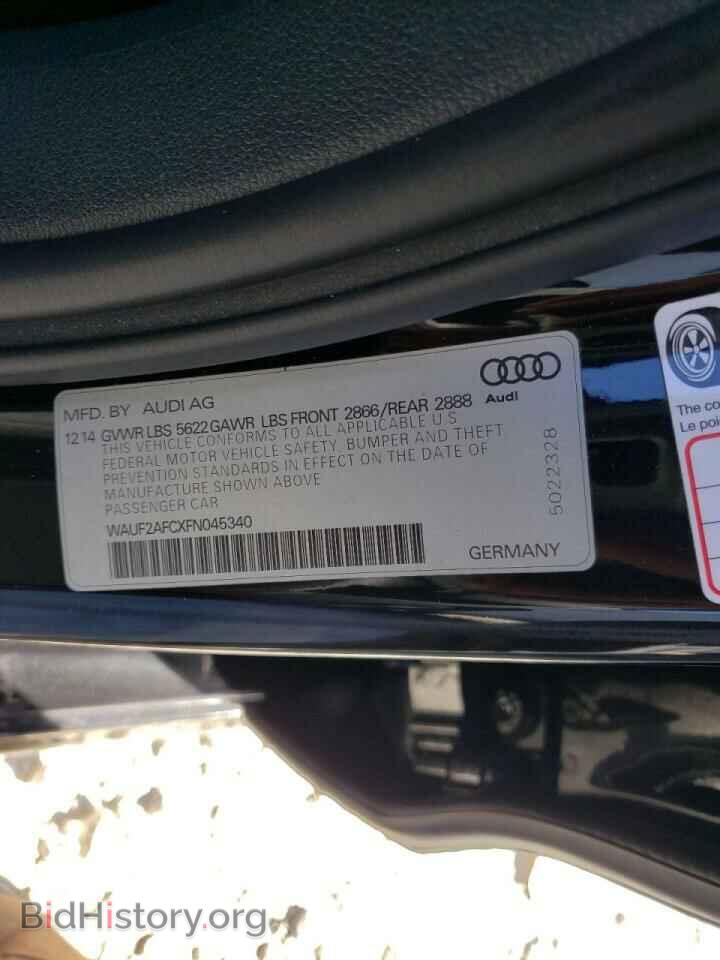 2015 AUDI S6/RS6 - VIN: WAUF2AFCXFN045340 - Photo 10