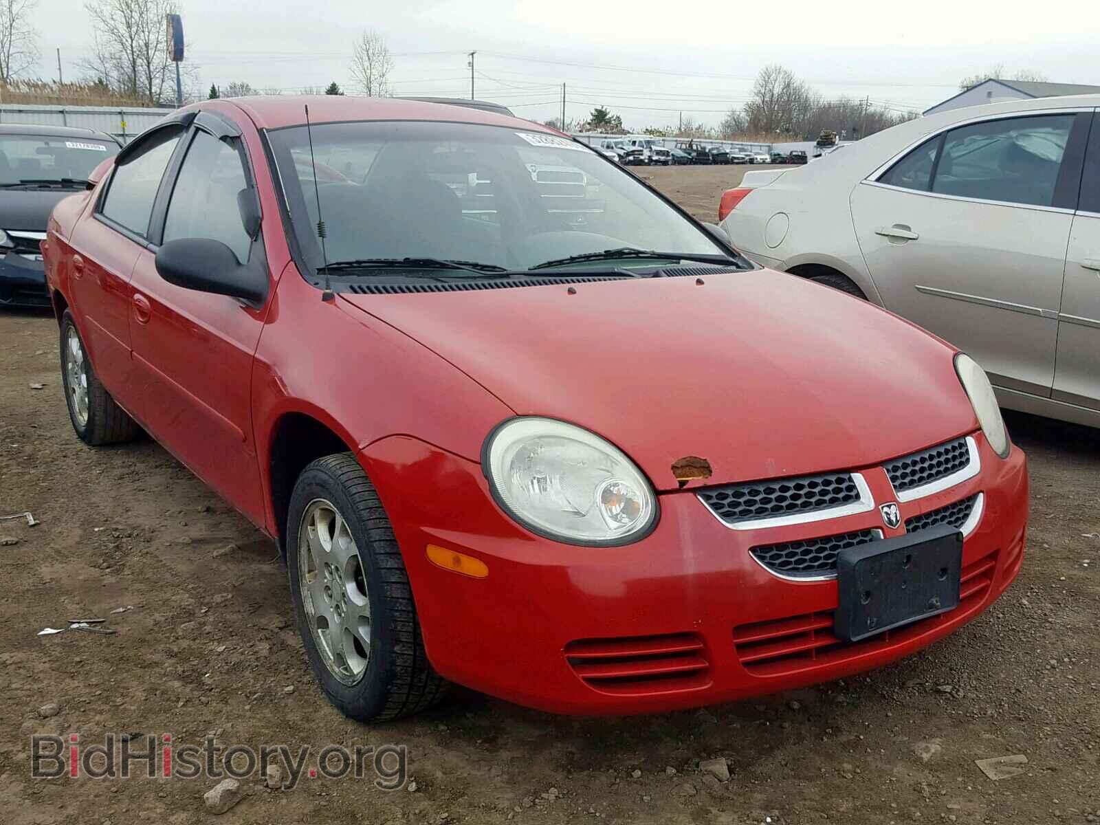 Photo 1B3ES56CX4D643308 - DODGE NEON 2004