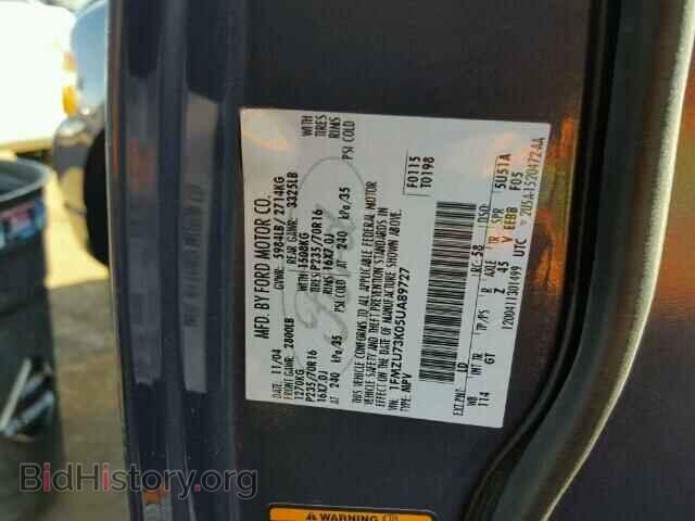 2005 FORD EXPLORER - VIN: 1FMZU73K05UA89727 - Фото 10