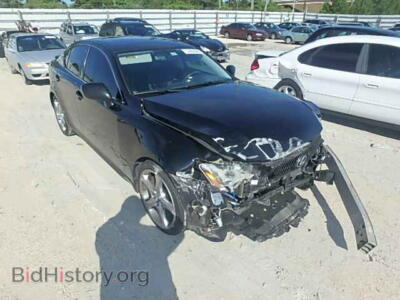 2008 Lexus IS350, black — VIN JTHBE262182013739, Copart