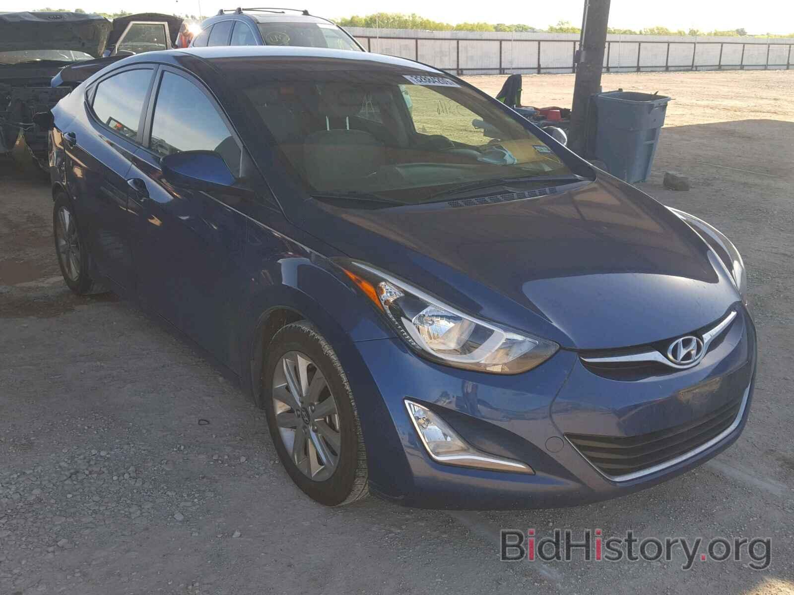 Photo KMHDH4AE5GU543905 - HYUNDAI ELANTRA 2016