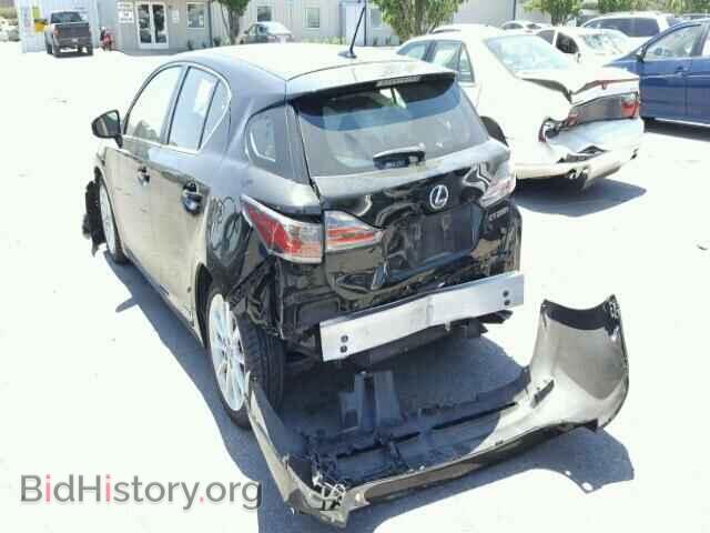 2012 LEXUS CT 200 - VIN: JTHKD5BH1C2078162 - Фото 3