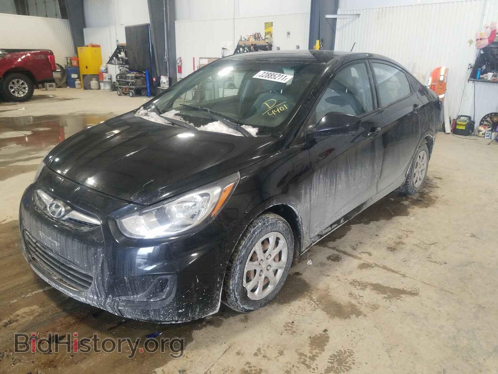 2013 HYUNDAI ACCENT - VIN: KMHCT4AE0DU444401 - Фото 2