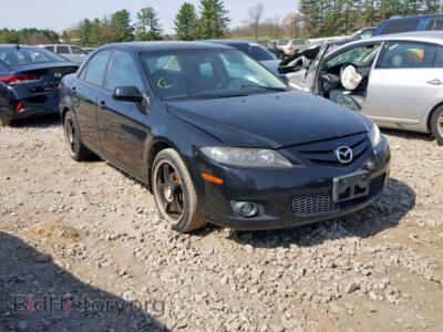 2006 Mazda 6 6 S, black — VIN 1YVHP80D165M46423, Copart