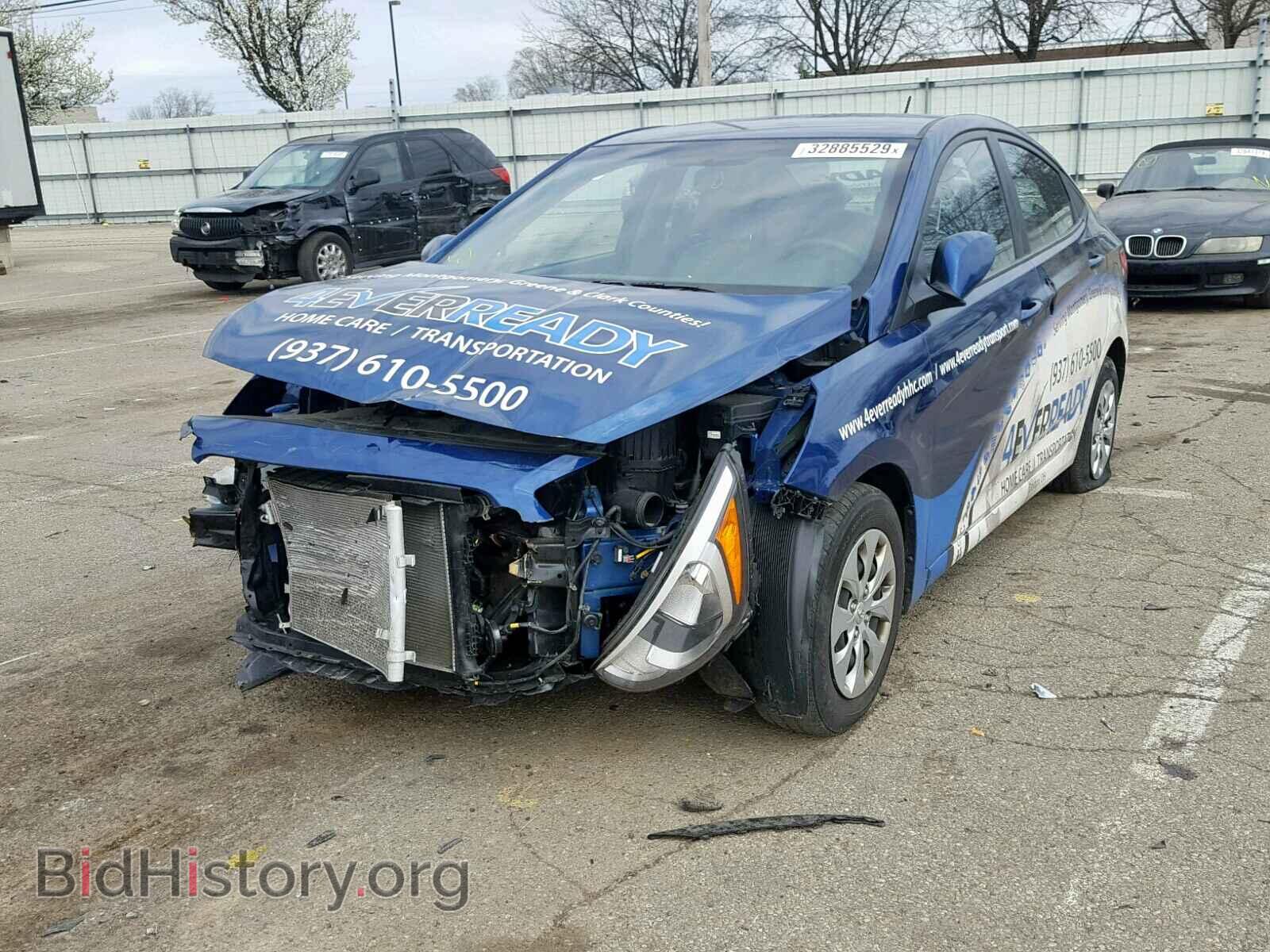 2016 HYUNDAI ACCENT - VIN: KMHCT4AE1GU137100 - Фото 2