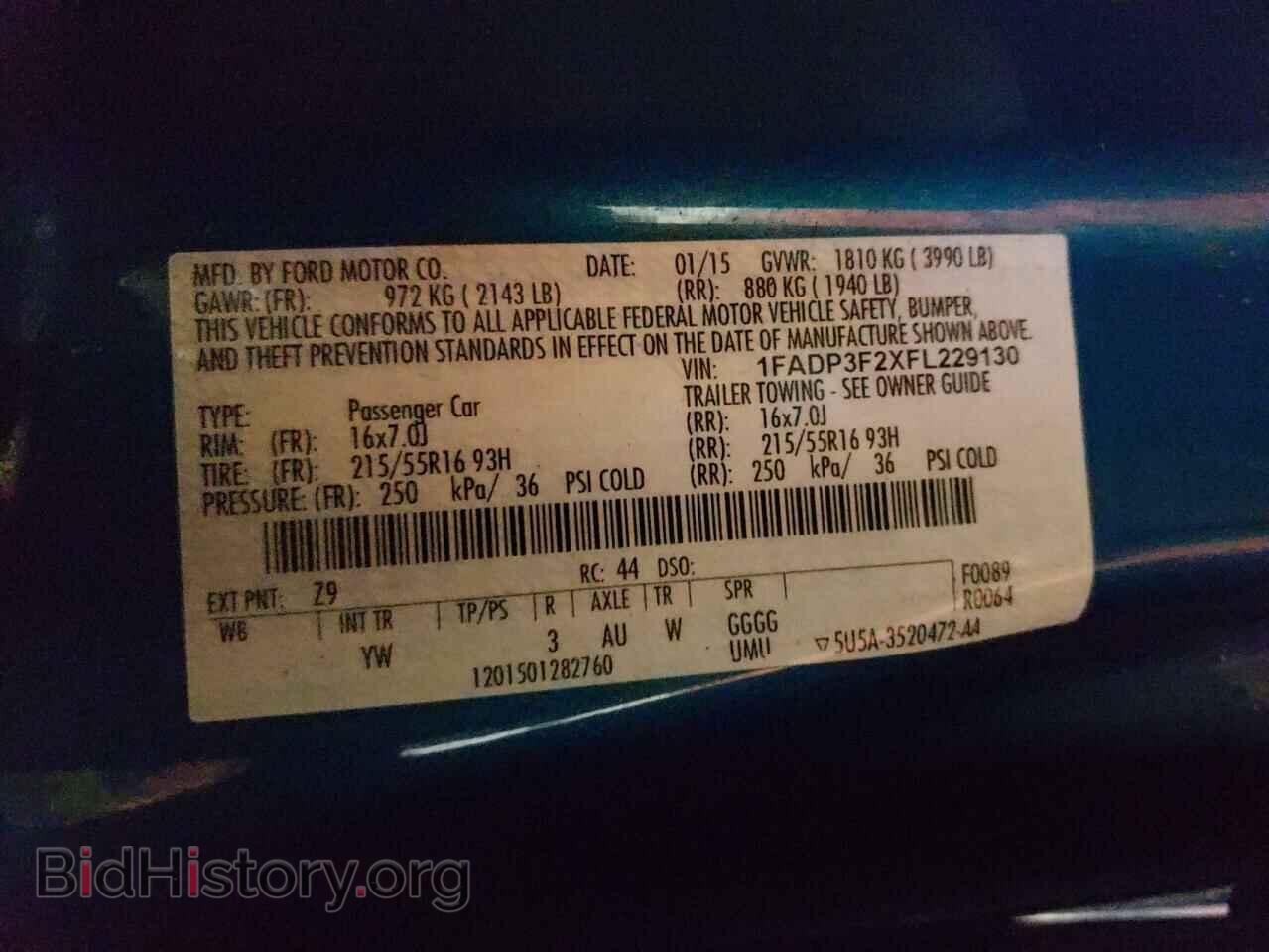 2015 FORD FOCUS - VIN: 1FADP3F2XFL229130 - Photo 10