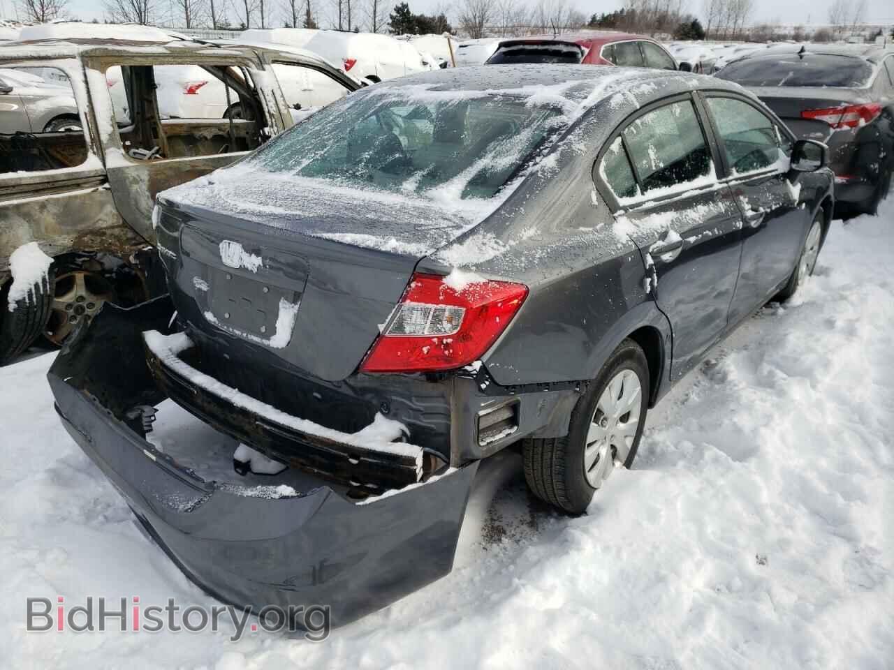 2012 HONDA CIVIC - VIN: 2HGFB2F48CH118776 - Фото 4