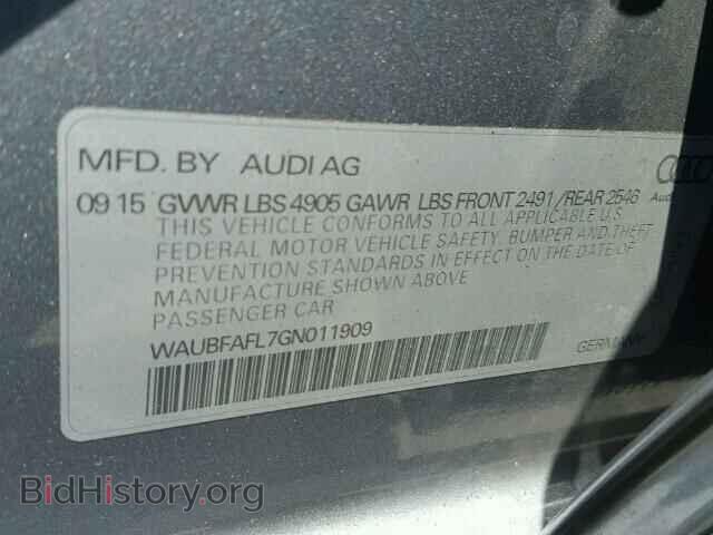 2016 AUDI A4 - VIN: WAUBFAFL7GN011909 - Photo 10