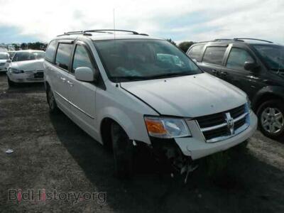 2010 Dodge CARAVAN Grand Cara, белый — VIN 2D4RN4DE8AR174916, Copart