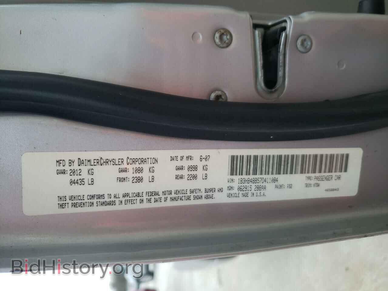 2007 DODGE CALIBER - VIN: 1B3HB48B57D411084 - Photo 10