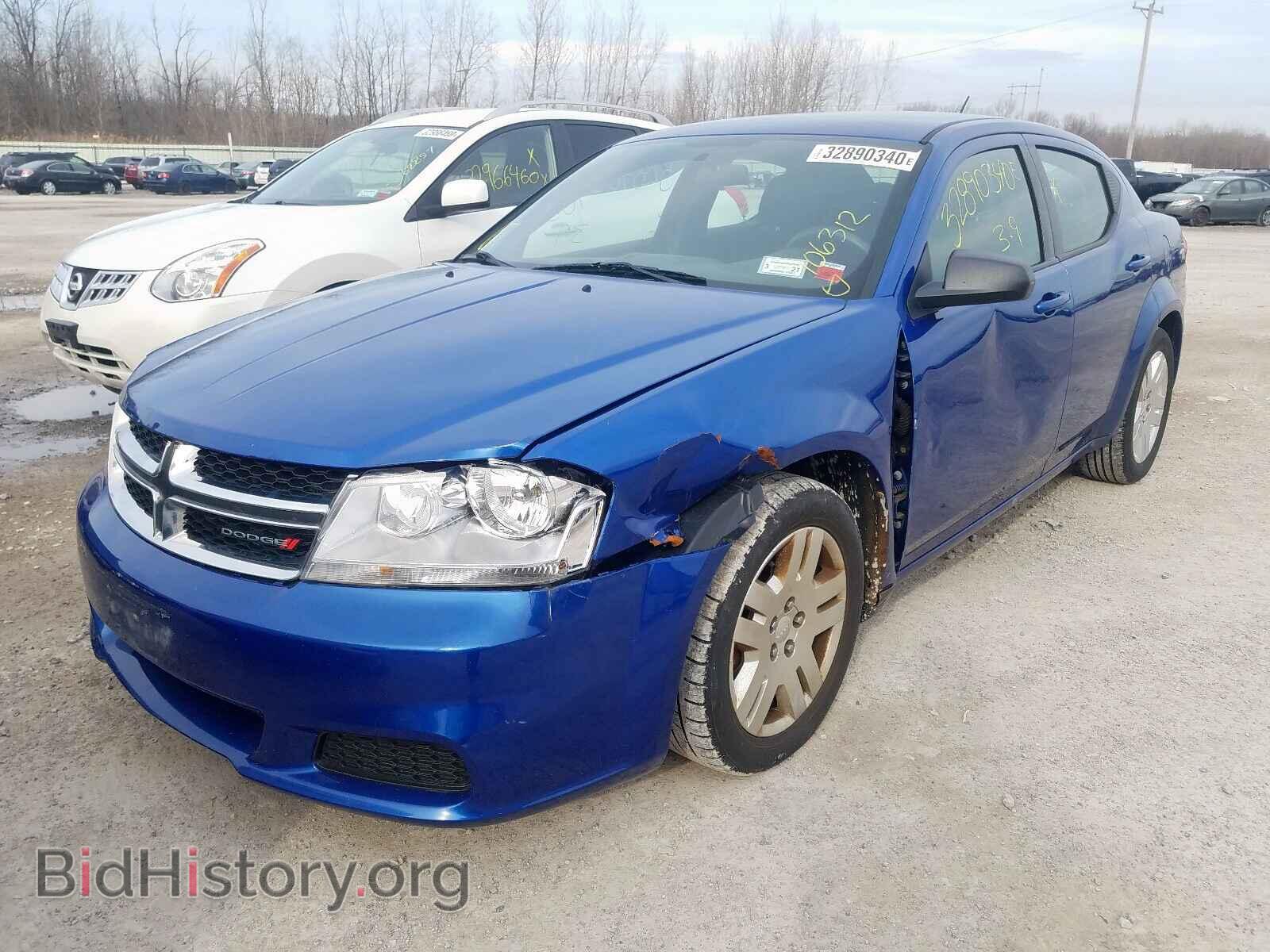 2013 DODGE AVENGER - VIN: 1C3CDZABXDN653910 - Фото 2